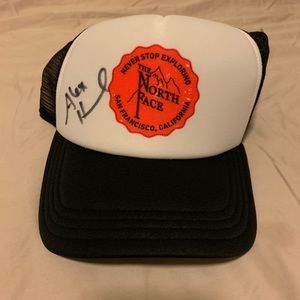 The North Face cap (NWT, signed by Alex Honnold)